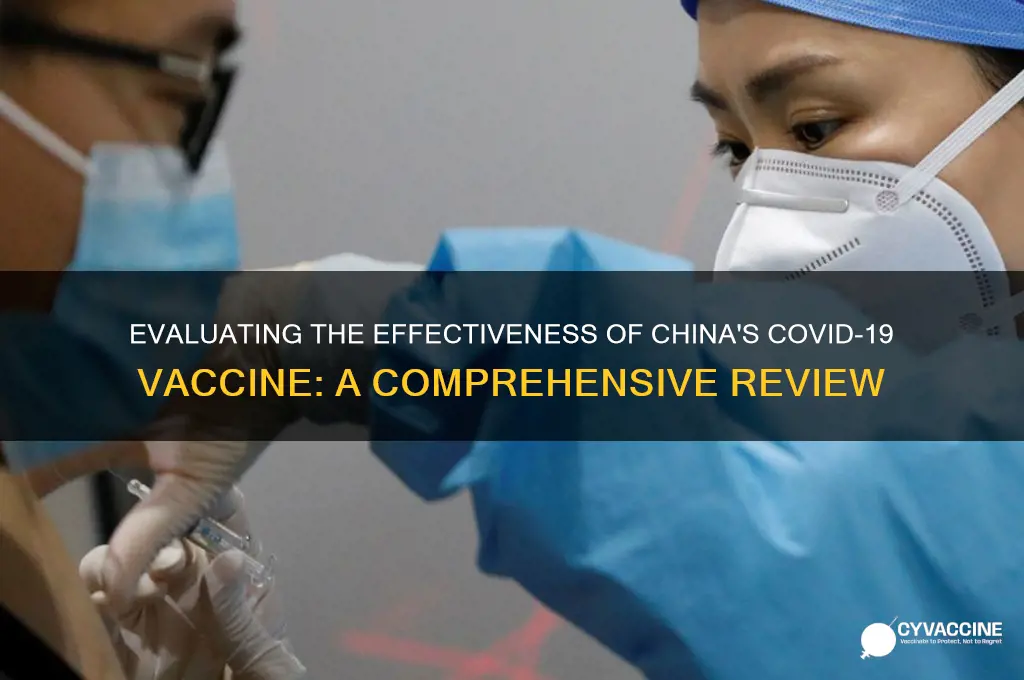 what is the efficacy of the chinese vaccine