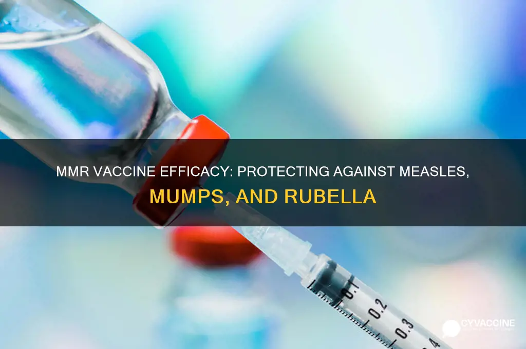 what is the efficacy of the mmr vaccine