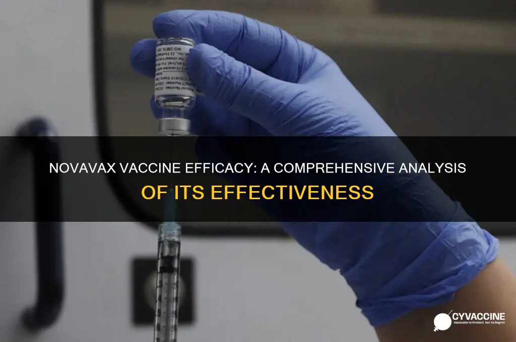 what is the efficacy of the novavax vaccine