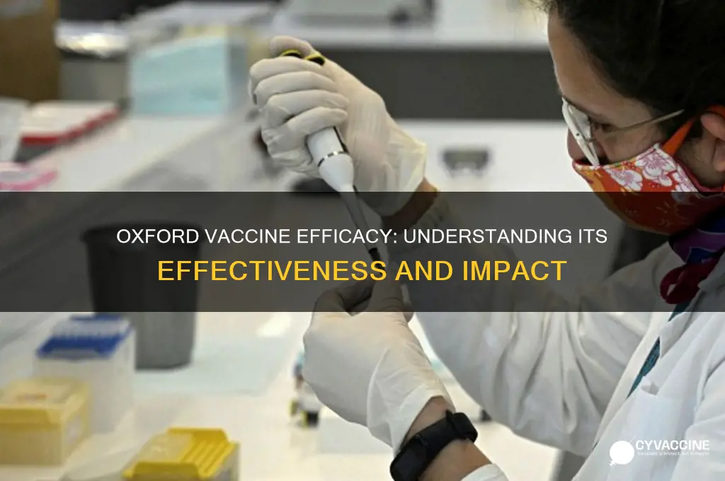 what is the efficacy of the oxford vaccine