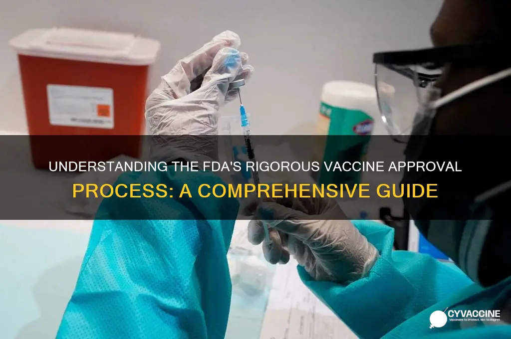 what is the fda approval process for vaccines
