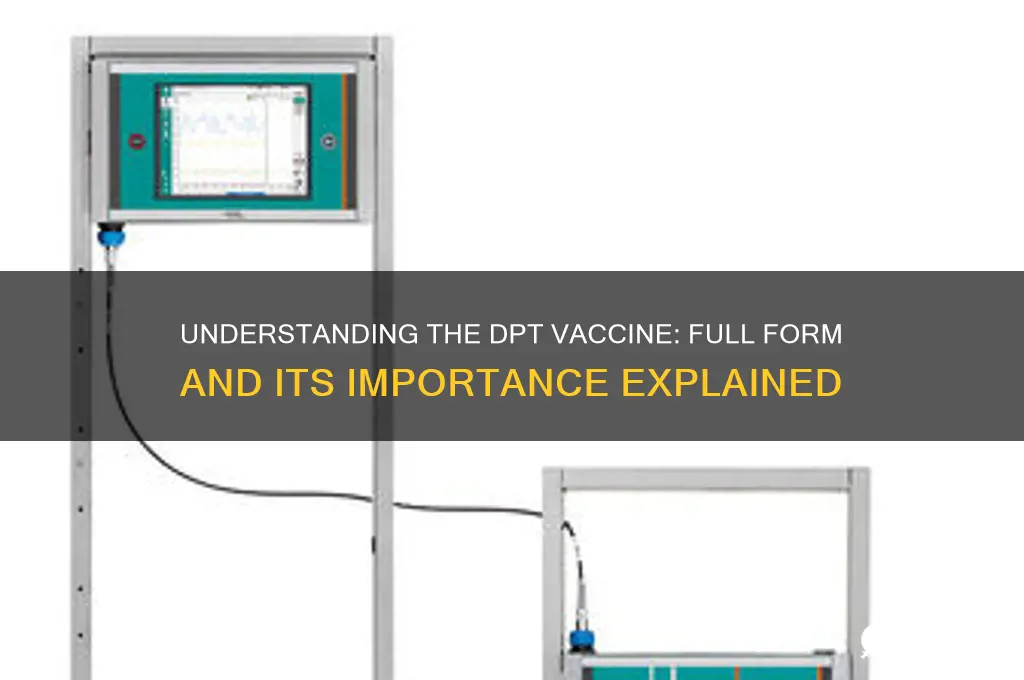 what is the full form of dpt vaccine