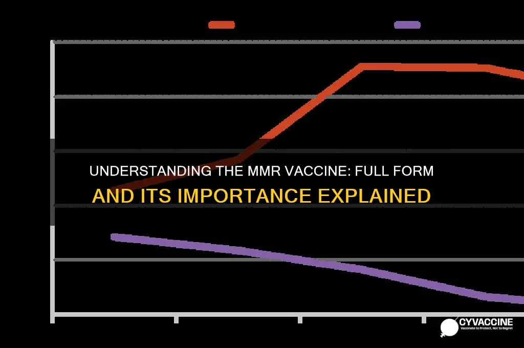 what is the full form of mmr vaccine