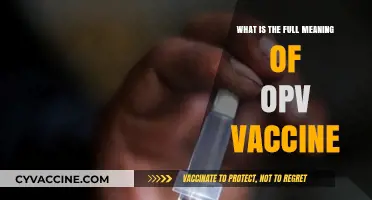 Understanding OPV Vaccine: Full Meaning, Purpose, and Importance Explained