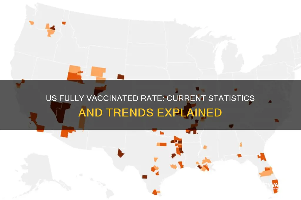 what is the fully vaccinated rate in us