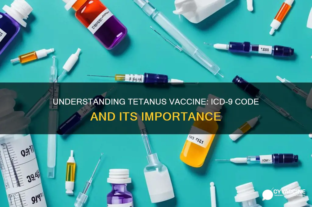 what is the icd 9 code for tetanus vaccine