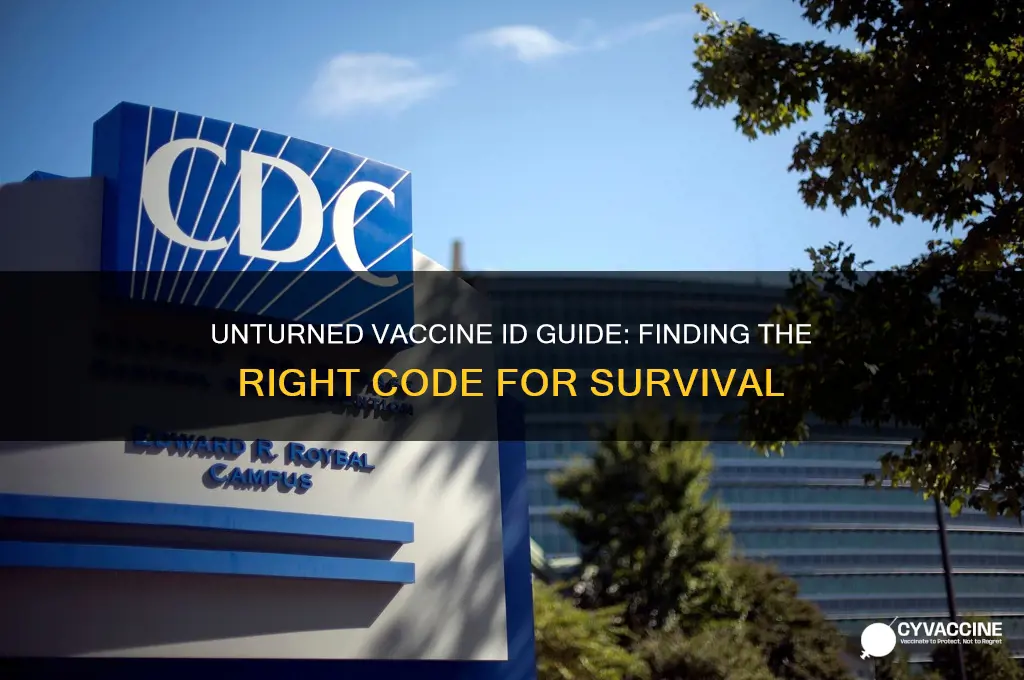 what is the id for a vaccine in unturned