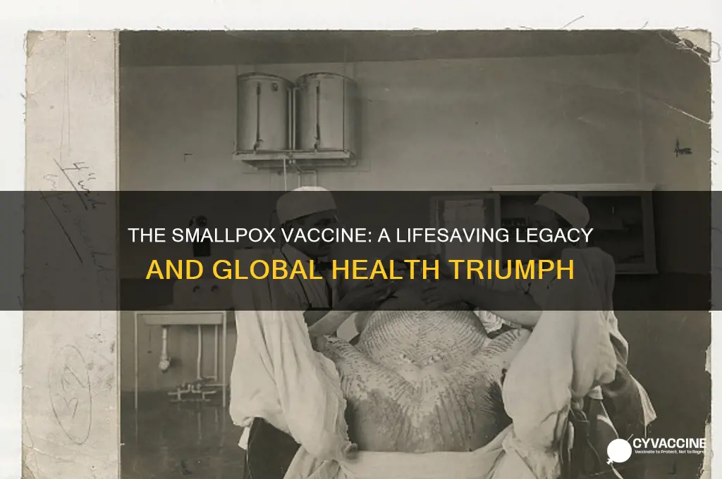 what is the importance of the smallpox vaccine