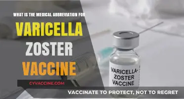 Understanding the Medical Abbreviation for Varicella Zoster Vaccine