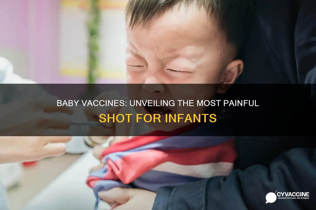 what is the most painful vaccine for babies