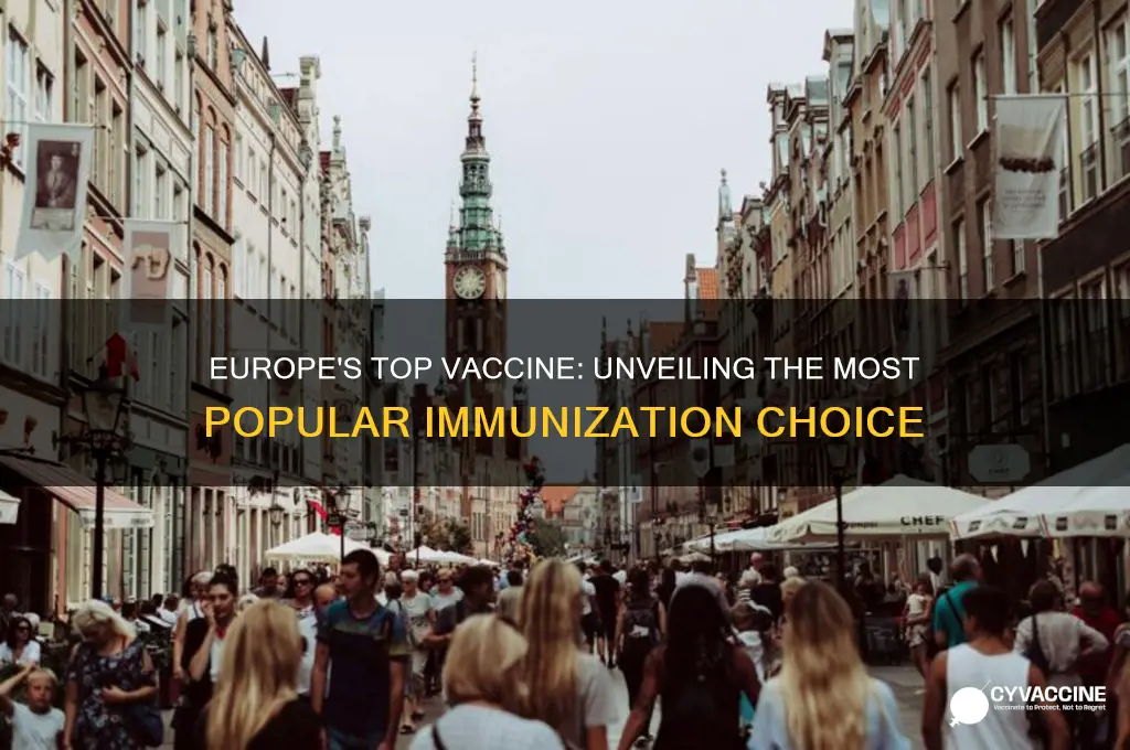 what is the most popular vaccine in europe