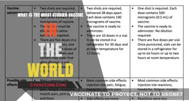 The Most Studied Vaccine: Unraveling Its Global Scientific Impact