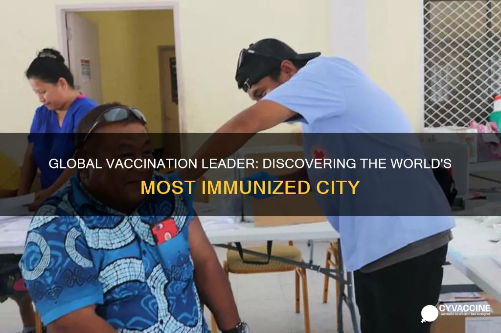 what is the most vaccinated city in the world