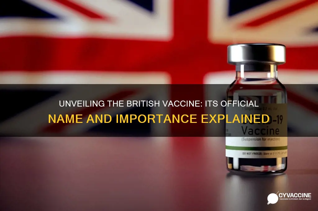 what is the name of the british vaccine