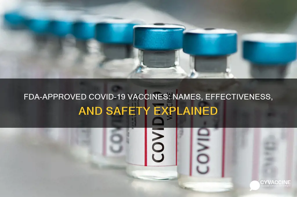 what is the name of the fda approved vaccine