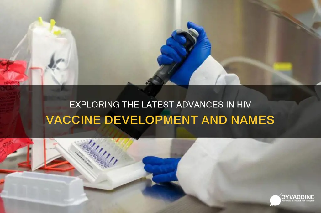 what is the name of the hiv vaccine