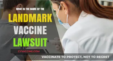 Landmark Vaccine Lawsuit: Unveiling the Name and Its Impact
