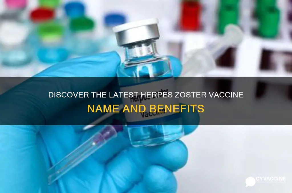what is the name of the new herpes zoster vaccine