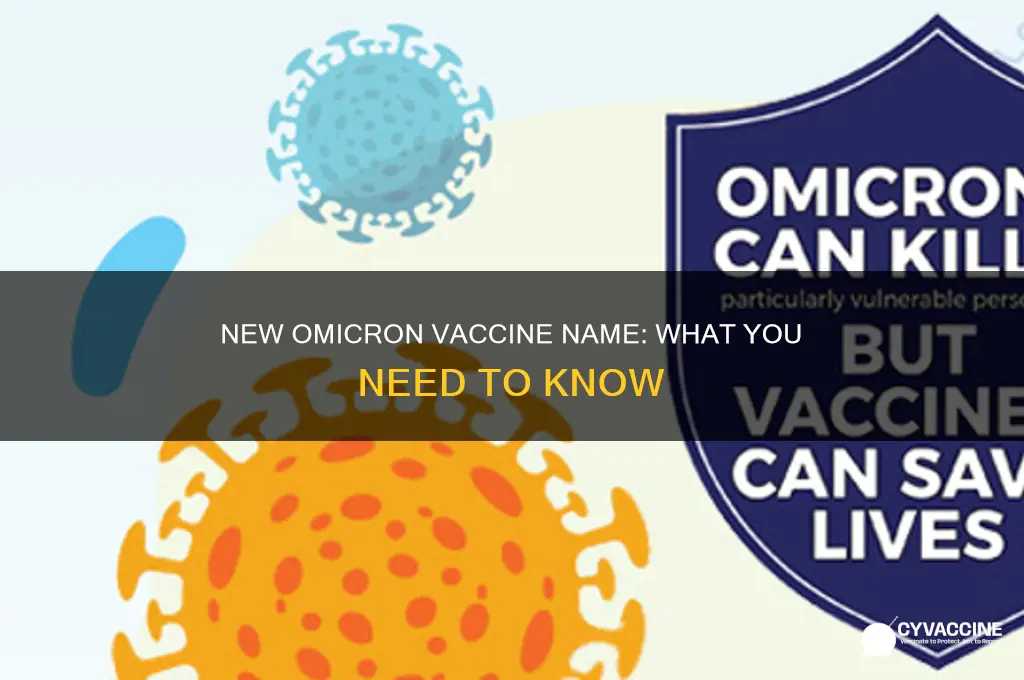 what is the name of the new omicron vaccine