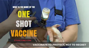 One Shot Vaccine: Unveiling the Name and Its Significance