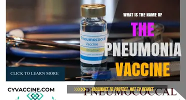 Pneumonia Vaccine: Know the Name, Prevent the Disease