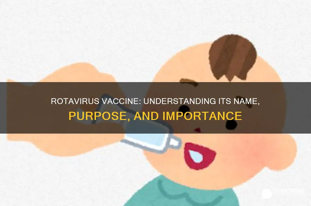 what is the name of the rotavirus vaccine