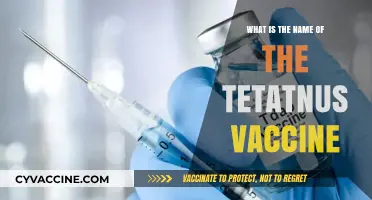 Understanding Tetanus Prevention: The Name and Importance of the Vaccine