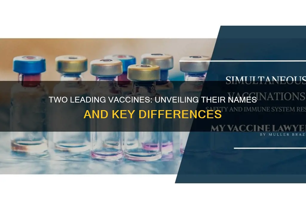 what is the name of the two vaccines