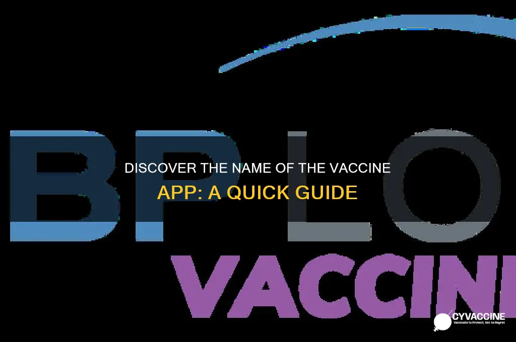what is the name of the vaccine app