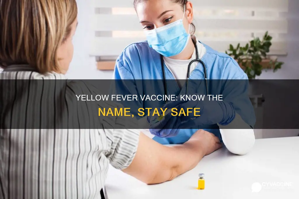 what is the name of the yellow fever vaccine