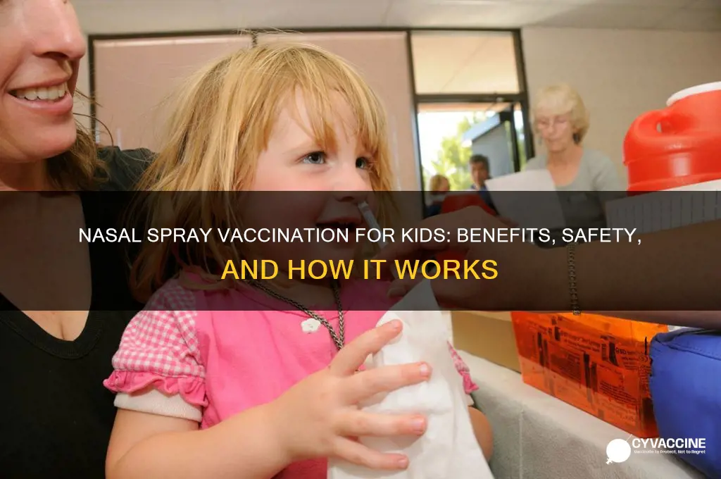 what is the nasal spray vaccination for kids