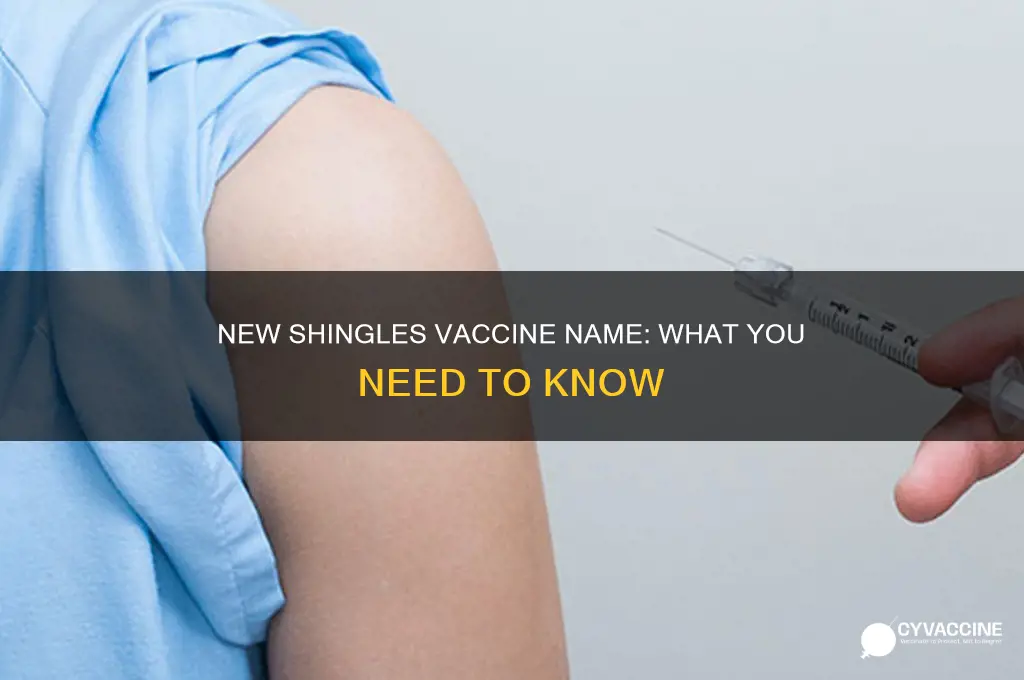what is the new shi gles vaccine called