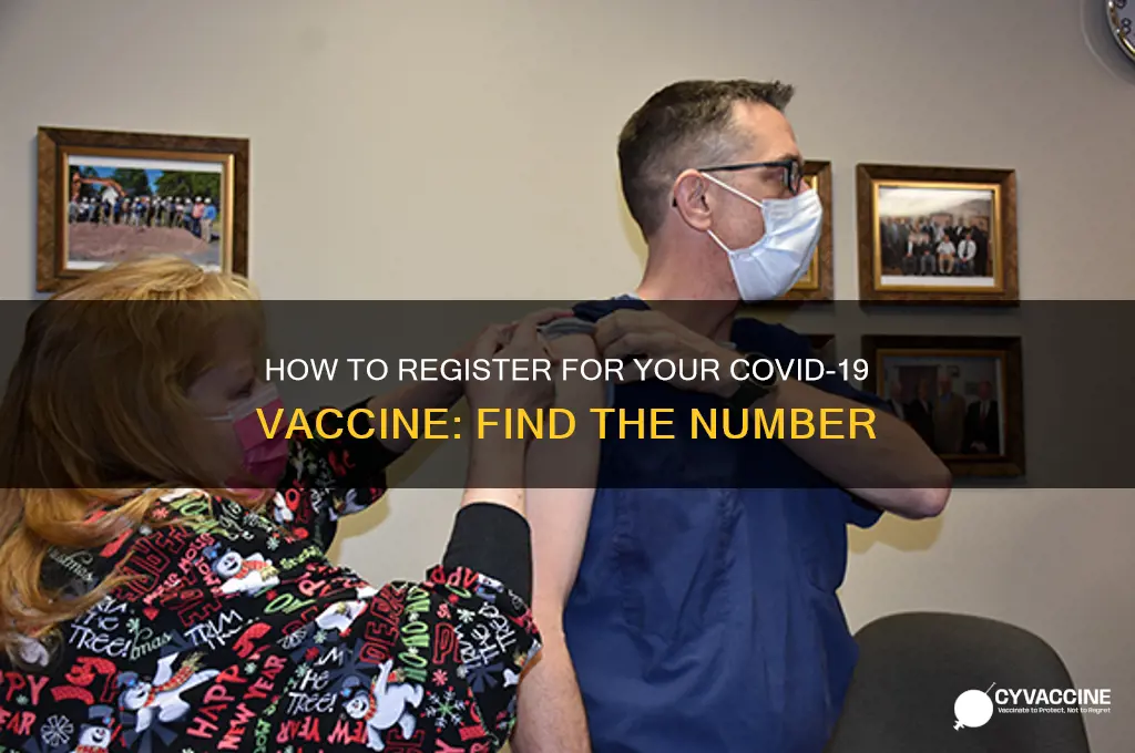 what is the number to register for vaccine