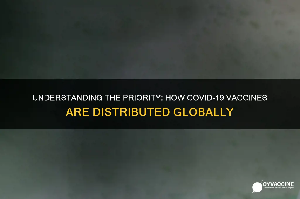 what is the order for the vaccine distribution