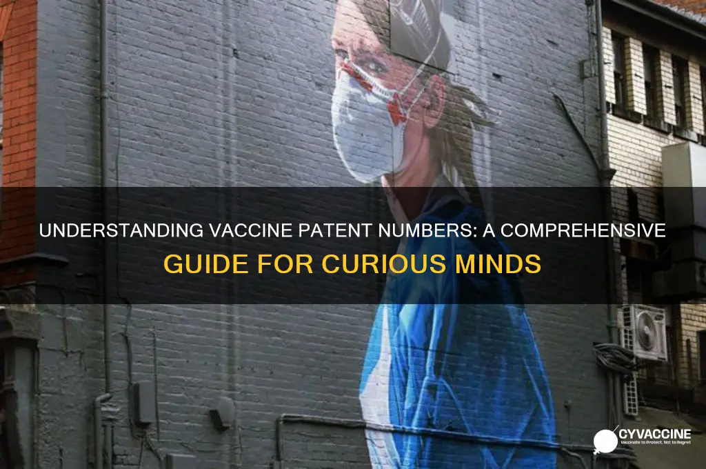 what is the patent number for the vaccine