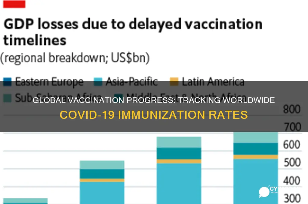 what is the percentage of the world vaccinated