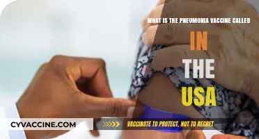 Understanding the Pneumonia Vaccine Name in the United States