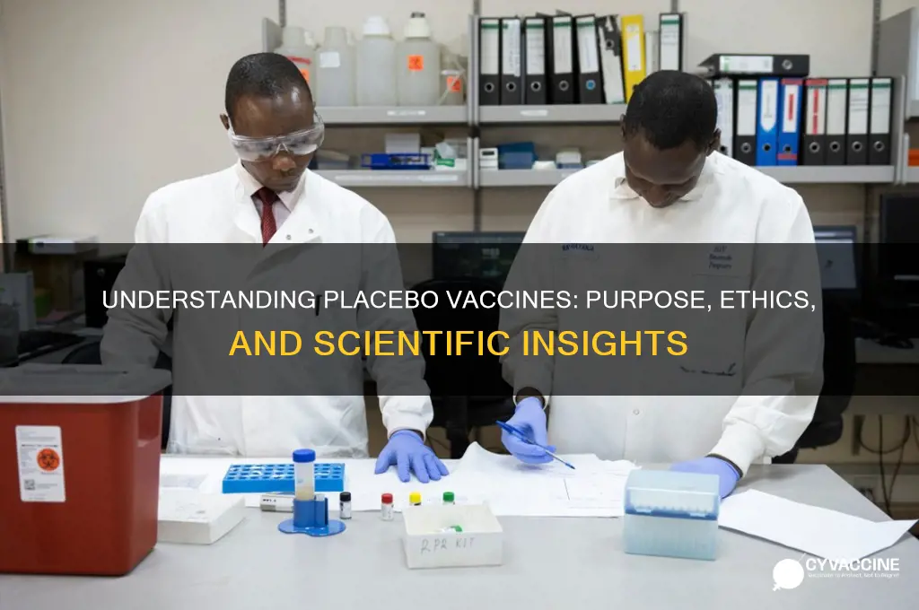 what is the point of a placebo vaccine