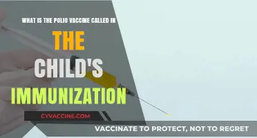 Understanding the Polio Vaccine Name in Child Immunization Schedule
