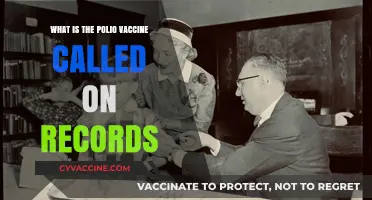 Polio Vaccine: What's in a Name?