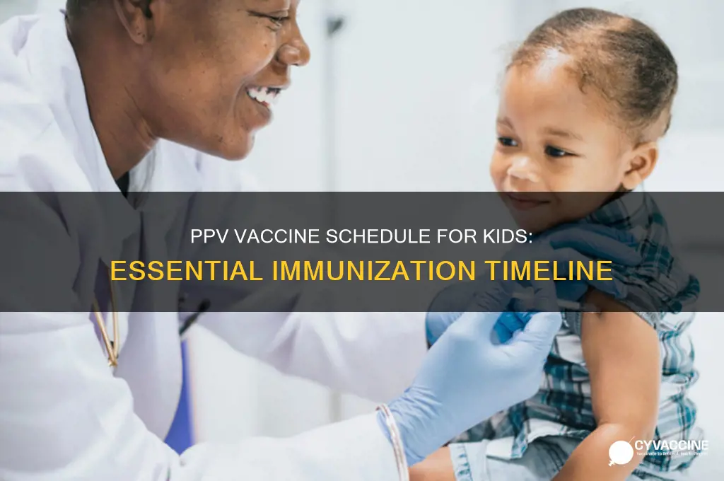 what is the ppv vaccine schedule for kids