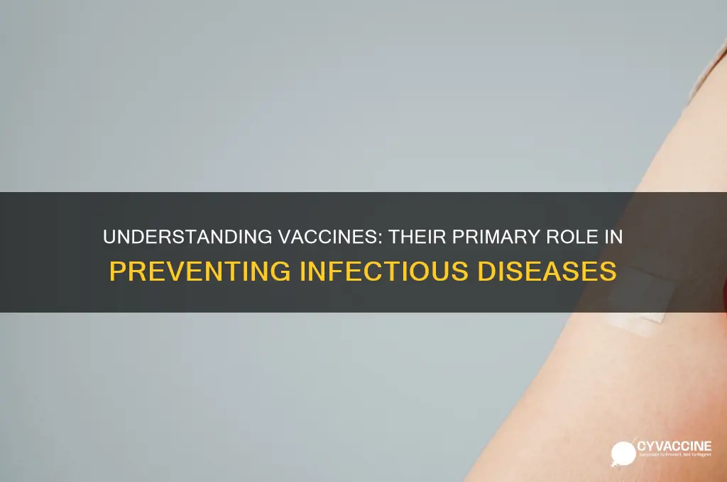 what is the primary function of a vaccine