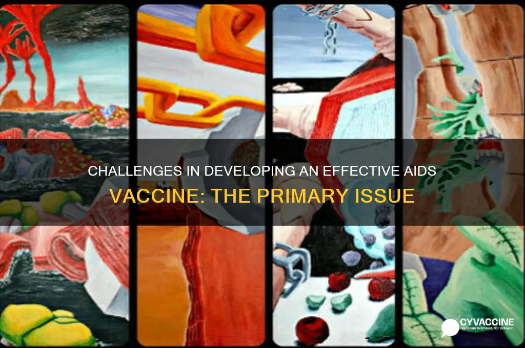 what is the primary problem associated with an aids vaccine