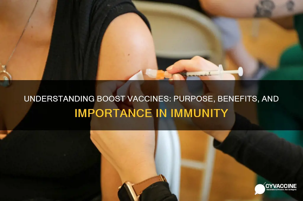 what is the purpose of a boost vaccines