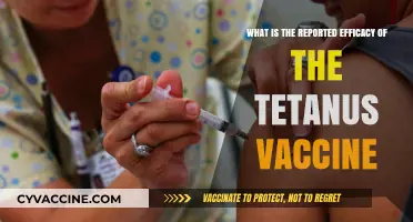 Tetanus Vaccine Efficacy: Reported Effectiveness and Protection Rates Explained