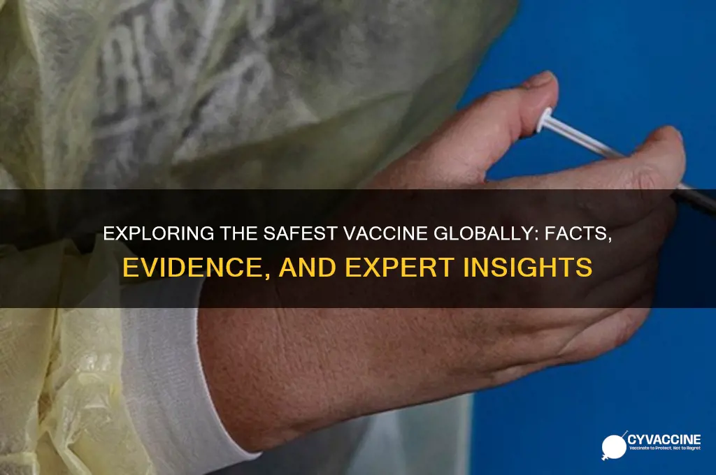 what is the safest vaccine in the world
