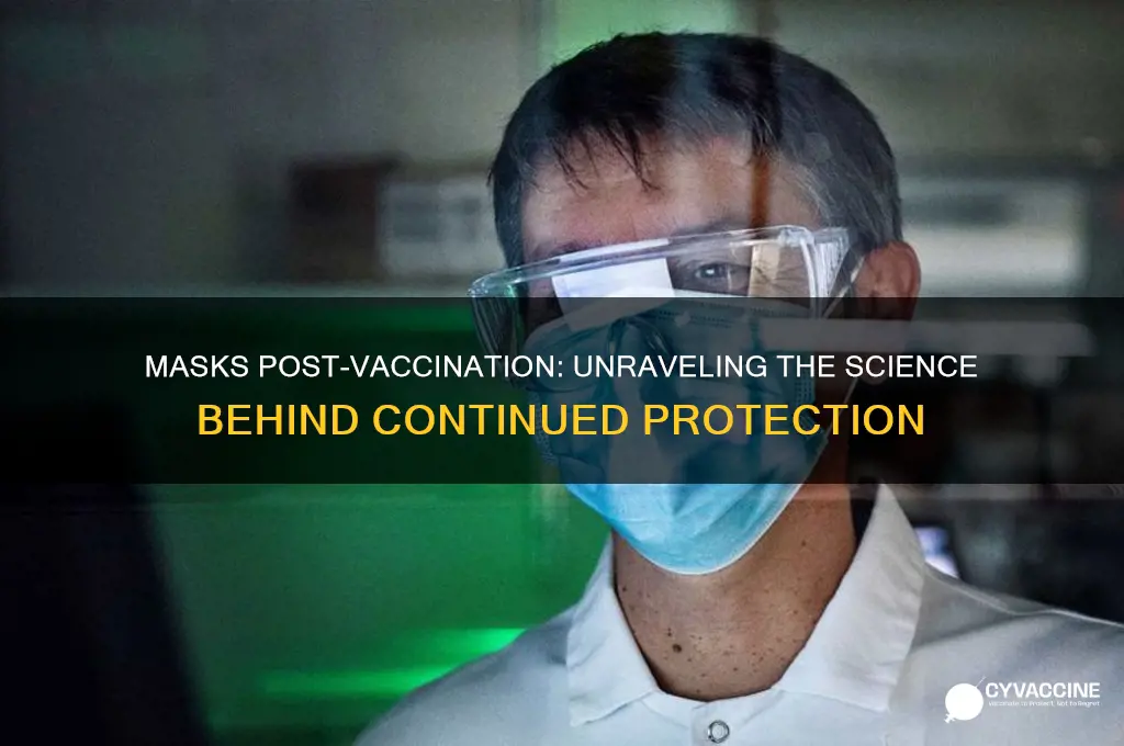 what is the science behind wearing a mask after vaccination