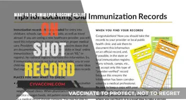 Smallpox Vaccine Name: Identifying It on Your Immunization Record