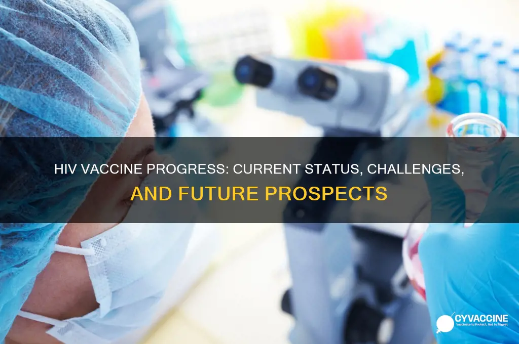 what is the status of the hiv vaccine