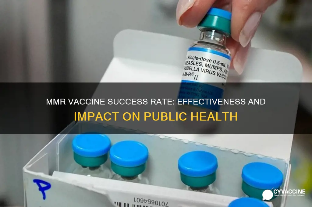 what is the success rate of the mmr vaccine